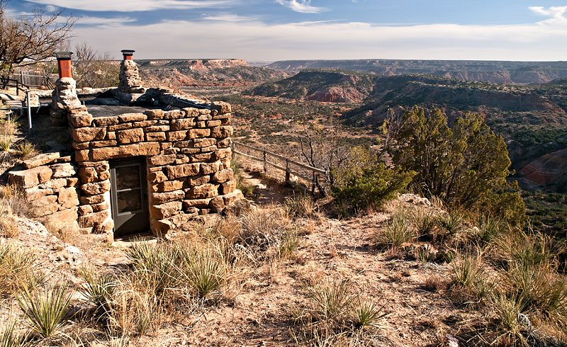 OLYMPUS DIGITAL CAMERA Goodnight Cabin Palo Duro