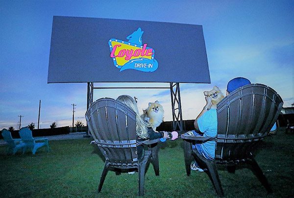 Coyote Drive-In Movie Theater - Trinity River Activities In Cowtown