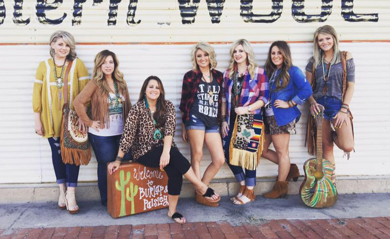 San Angelo – Burlap & Paisley