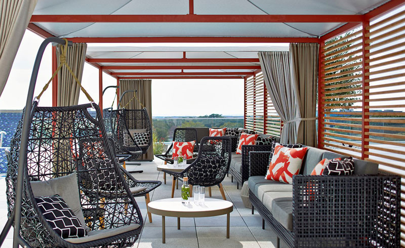 Rooftop at the Renaissance Hotel at Legacy West - A Summer Getaway in Plano